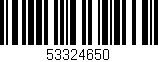 Código de barras (EAN, GTIN, SKU, ISBN): '53324650'