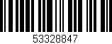 Código de barras (EAN, GTIN, SKU, ISBN): '53328847'