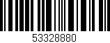 Código de barras (EAN, GTIN, SKU, ISBN): '53328880'