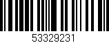 Código de barras (EAN, GTIN, SKU, ISBN): '53329231'