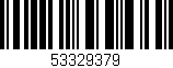 Código de barras (EAN, GTIN, SKU, ISBN): '53329379'