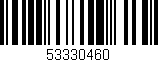 Código de barras (EAN, GTIN, SKU, ISBN): '53330460'