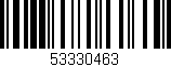 Código de barras (EAN, GTIN, SKU, ISBN): '53330463'
