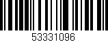 Código de barras (EAN, GTIN, SKU, ISBN): '53331096'