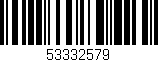 Código de barras (EAN, GTIN, SKU, ISBN): '53332579'