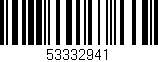 Código de barras (EAN, GTIN, SKU, ISBN): '53332941'