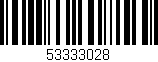 Código de barras (EAN, GTIN, SKU, ISBN): '53333028'