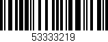 Código de barras (EAN, GTIN, SKU, ISBN): '53333219'