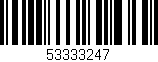 Código de barras (EAN, GTIN, SKU, ISBN): '53333247'