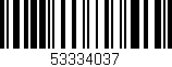 Código de barras (EAN, GTIN, SKU, ISBN): '53334037'
