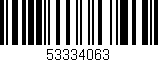 Código de barras (EAN, GTIN, SKU, ISBN): '53334063'