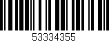Código de barras (EAN, GTIN, SKU, ISBN): '53334355'