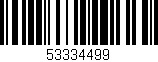 Código de barras (EAN, GTIN, SKU, ISBN): '53334499'