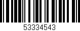 Código de barras (EAN, GTIN, SKU, ISBN): '53334543'