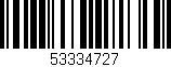 Código de barras (EAN, GTIN, SKU, ISBN): '53334727'