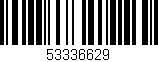 Código de barras (EAN, GTIN, SKU, ISBN): '53336629'