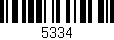 Código de barras (EAN, GTIN, SKU, ISBN): '5334'