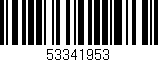 Código de barras (EAN, GTIN, SKU, ISBN): '53341953'