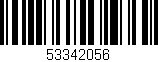Código de barras (EAN, GTIN, SKU, ISBN): '53342056'