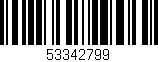 Código de barras (EAN, GTIN, SKU, ISBN): '53342799'