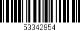 Código de barras (EAN, GTIN, SKU, ISBN): '53342954'