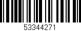 Código de barras (EAN, GTIN, SKU, ISBN): '53344271'