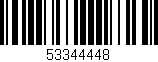 Código de barras (EAN, GTIN, SKU, ISBN): '53344448'