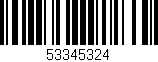 Código de barras (EAN, GTIN, SKU, ISBN): '53345324'