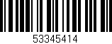Código de barras (EAN, GTIN, SKU, ISBN): '53345414'