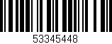 Código de barras (EAN, GTIN, SKU, ISBN): '53345448'