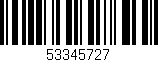 Código de barras (EAN, GTIN, SKU, ISBN): '53345727'