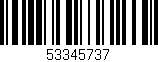 Código de barras (EAN, GTIN, SKU, ISBN): '53345737'