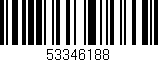 Código de barras (EAN, GTIN, SKU, ISBN): '53346188'