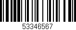 Código de barras (EAN, GTIN, SKU, ISBN): '53346567'