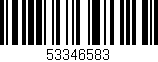 Código de barras (EAN, GTIN, SKU, ISBN): '53346583'