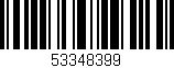 Código de barras (EAN, GTIN, SKU, ISBN): '53348399'