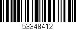 Código de barras (EAN, GTIN, SKU, ISBN): '53348412'