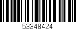 Código de barras (EAN, GTIN, SKU, ISBN): '53348424'