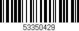 Código de barras (EAN, GTIN, SKU, ISBN): '53350429'