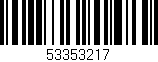 Código de barras (EAN, GTIN, SKU, ISBN): '53353217'