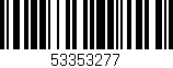 Código de barras (EAN, GTIN, SKU, ISBN): '53353277'