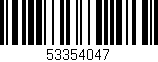 Código de barras (EAN, GTIN, SKU, ISBN): '53354047'