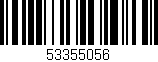 Código de barras (EAN, GTIN, SKU, ISBN): '53355056'