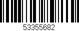 Código de barras (EAN, GTIN, SKU, ISBN): '53355682'