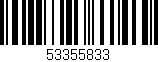 Código de barras (EAN, GTIN, SKU, ISBN): '53355833'
