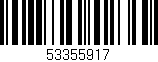 Código de barras (EAN, GTIN, SKU, ISBN): '53355917'