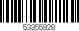 Código de barras (EAN, GTIN, SKU, ISBN): '53355928'