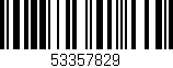 Código de barras (EAN, GTIN, SKU, ISBN): '53357829'