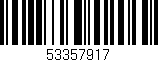 Código de barras (EAN, GTIN, SKU, ISBN): '53357917'