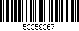 Código de barras (EAN, GTIN, SKU, ISBN): '53359367'